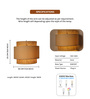 Bamboo Wall Mounted Lamp (L30 X H25 Cm)