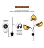 Bamboo Night Wall Lamp (L73 X H91 Cm)