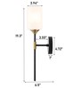Wall Light (Black_Gold, Without Bulb)