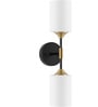 Wall Light (BLK Gold Double, Without Bulb)