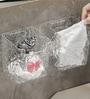 Transparent Wall-Mounted Water Wave Storage Box (Pack Of 1)