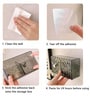 Wall Mounted Bathroom Storage Box Flip Cover Cosmetic Organizer