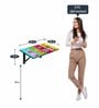 Wall Mounted Foldable Study Table with Beer Print in Matte Finish