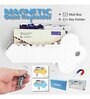 Wall Mounted Giant Key Shaped Magnetic Key Holder-White