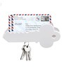 Wall Mounted Giant Key Shaped Magnetic Key Holder-White