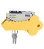Wall Mounted Giant Key Shaped Magnetic Key Holder-Yellow