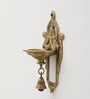 Wall mounted Gold Brass Diya