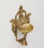 Wall mounted Gold Brass Diya