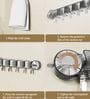 Wall-Mounted Mop & Broom Organizer Suction Cup Cleaning Rack With Hooks
