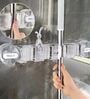 Wall-Mounted Mop & Broom Organizer Suction Cup Cleaning Rack With Hooks