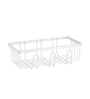 White Carbon Steel Wall Mounted Storage Shelf