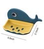 Wall Mounting Adhesive Fish Shaped Soap Holder Tray