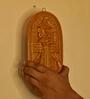 Wall of Devi Brown Terracotta Showpiece