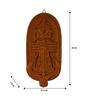 Wall of Devi Brown Terracotta Showpiece