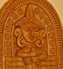 Wall of Devi Brown Terracotta Showpiece