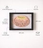 Black Baroque Plastic Rectangular Photo Frame
