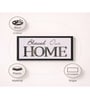 Black Matte Plastic Typography Quote Wall Plaque