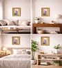 Golden Matte Plastic Typography Quote Wall Plaque