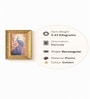 Golden Matte Plastic Typography Quote Wall Plaque