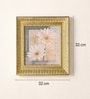 Golden Matte Plastic Baroque Wall Plaque
