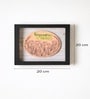 Black Baroque Plastic Rectangular Photo Frame