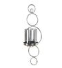 Sconce Nickel Iron & Glass Wall
Hanging Candle Holder