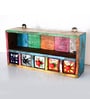 Wall Shelf With 5 Colorful Drawers