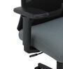 Wallis Fabric Ergonomic Chair In Black Colour