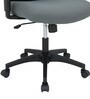 Wallis Fabric Ergonomic Chair In Black Colour