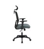 Wallis Fabric Ergonomic Chair In Black Colour