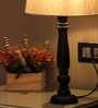Wallnut Brown Long design Table Lamp