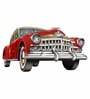 Vinyl Red Retro Car Wall Sticker