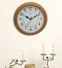 Walnut Analog Wall Clock