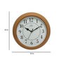 Walnut Analog Wall Clock