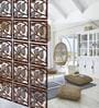 Walnut Engineered Wood Hanging Wood Divider