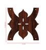 Walnut Engineered Wood Hanging Wood Divider