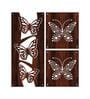Walnut Engineered Wood Hanging Wood Divider