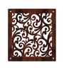 Walnut Engineered Wood Hanging Wood Divider