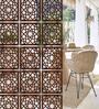 Walnut Engineered Wood Hanging Wood Divider