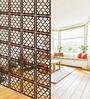Walnut Engineered Wood Hanging Wood Divider