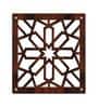 Walnut Engineered Wood Hanging Wood Divider