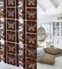 Walnut Engineered Wood Hanging Wood Divider