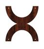 Walnut Engineered Wood Hanging Wood Divider