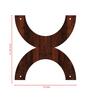 Walnut Engineered Wood Hanging Wood Divider