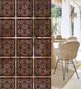 Walnut Engineered Wood Hanging Wood Divider