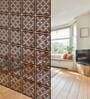 Walnut Engineered Wood Hanging Wood Divider