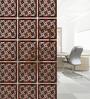 Walnut Engineered Wood Hanging Wood Divider