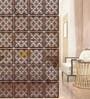 Walnut Engineered Wood Hanging Wood Divider