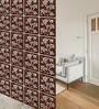 Walnut Engineered Wood Hanging Wood Divider
