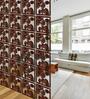 Walnut Engineered Wood Hanging Wood Divider
